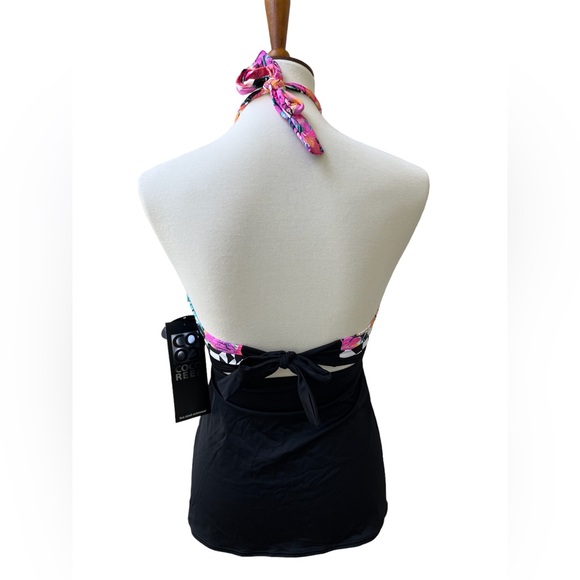 Coco Reef 32D 34D Black Sand Bandini Molded Bra Swimwear Tankini Top New - Picture 5 of 7